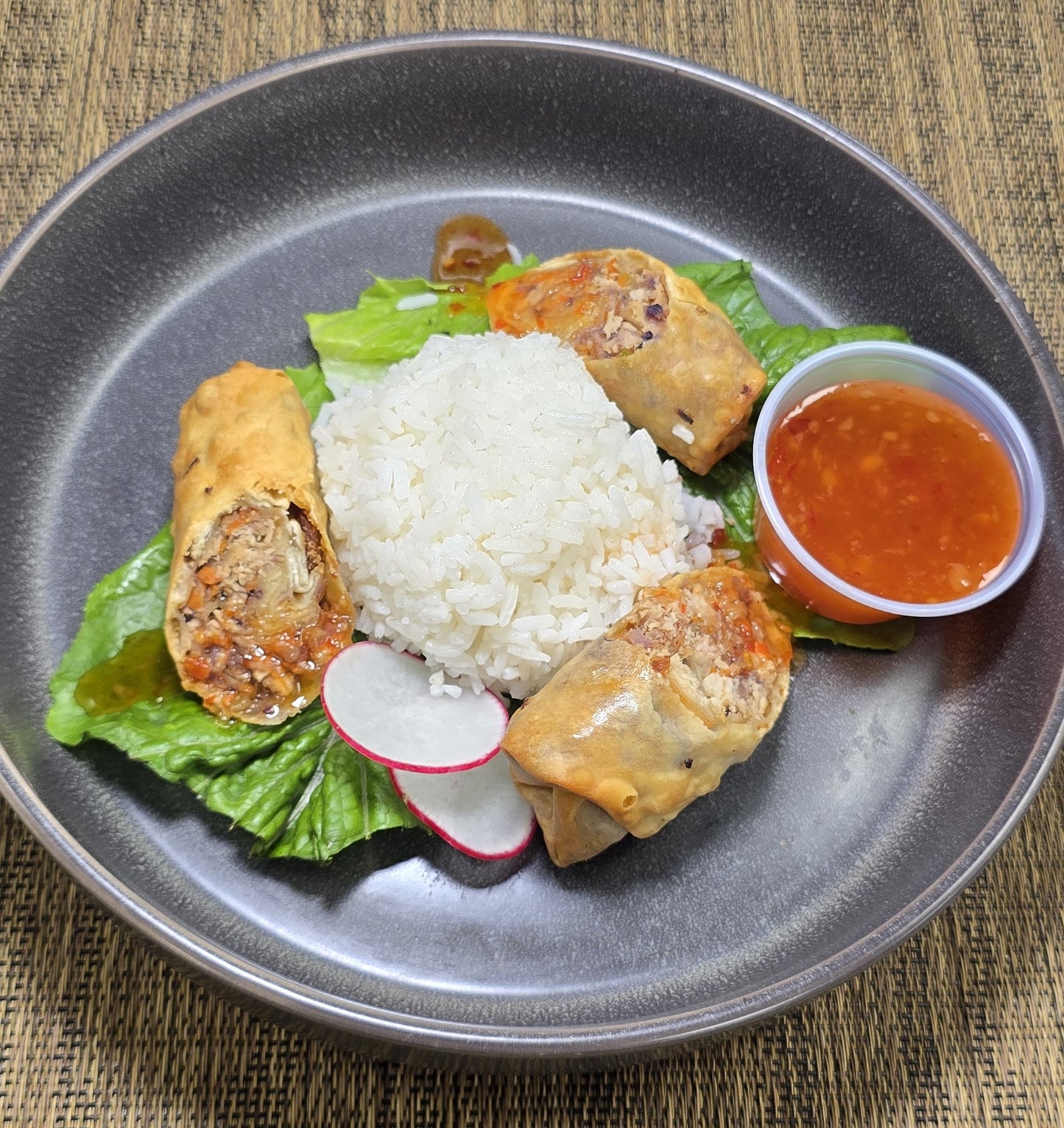 Baked Egg Roll Bowl